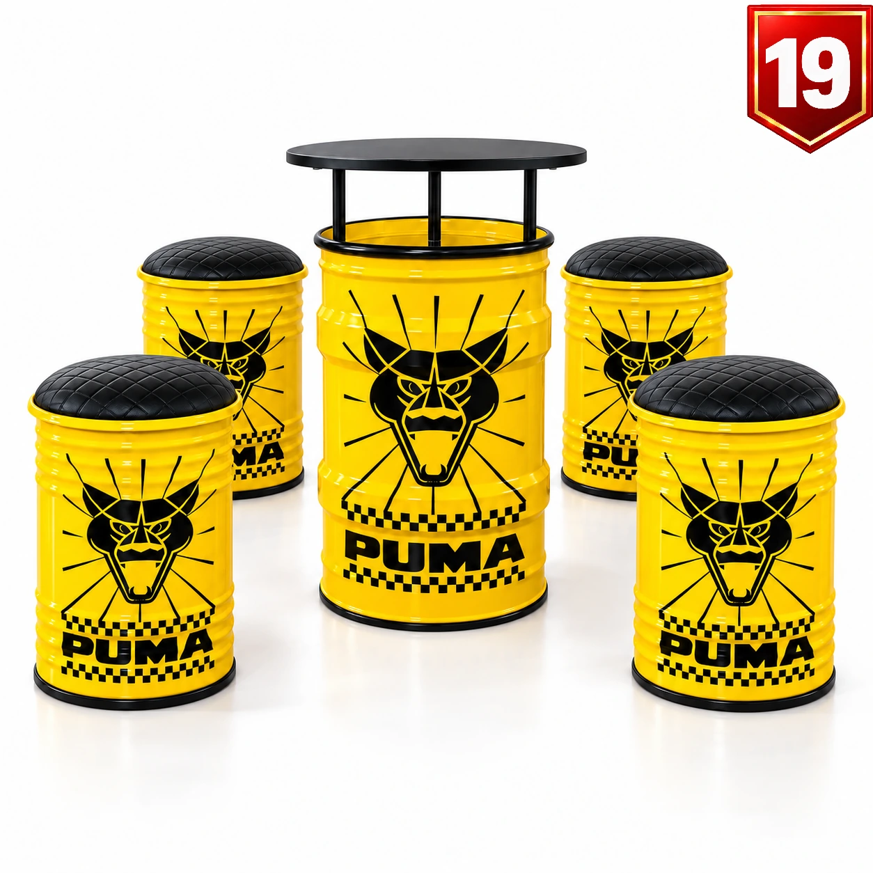 Conjunto Puma Amarelo — Modelo 19