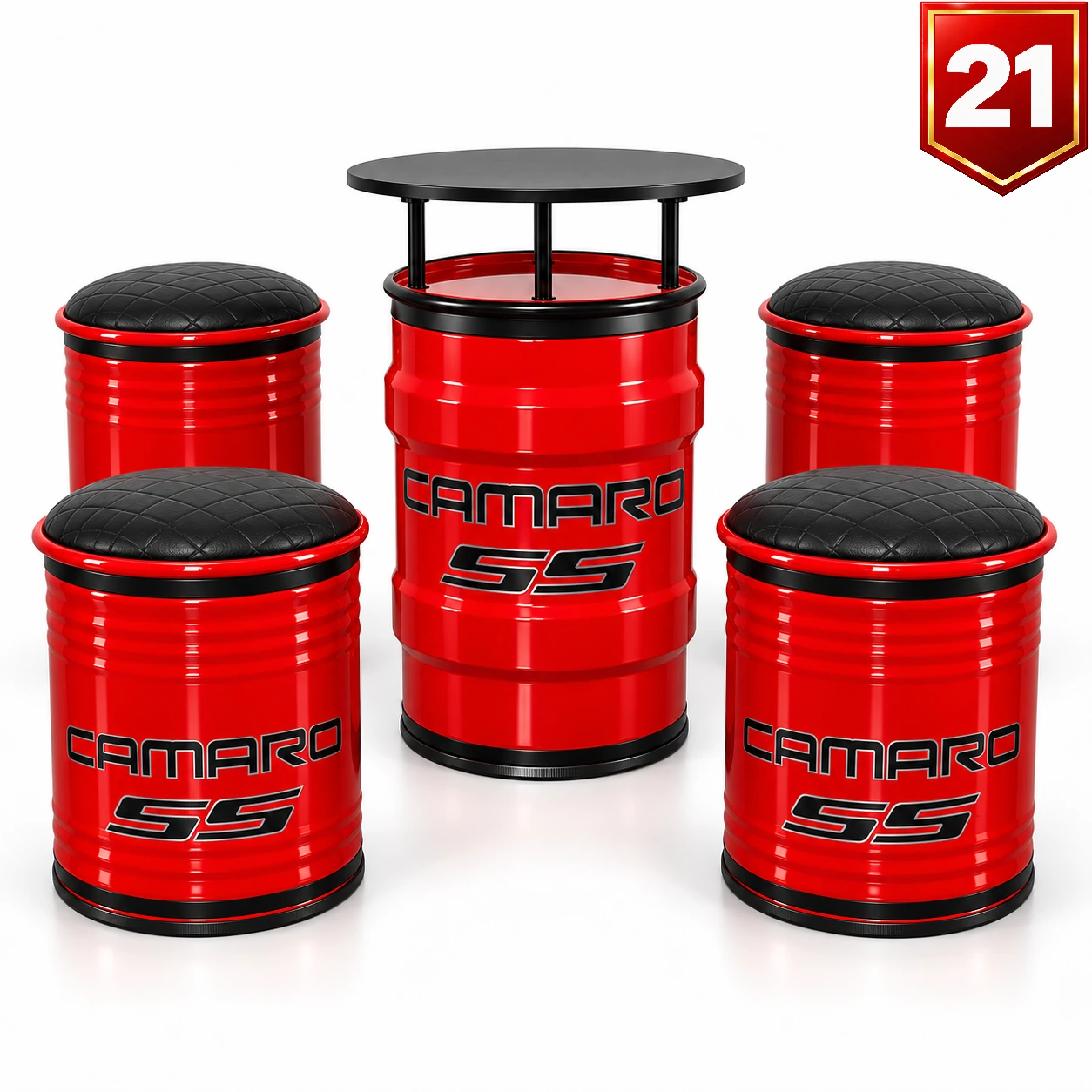 Conjunto Camaro SS Vermelho — Modelo 21