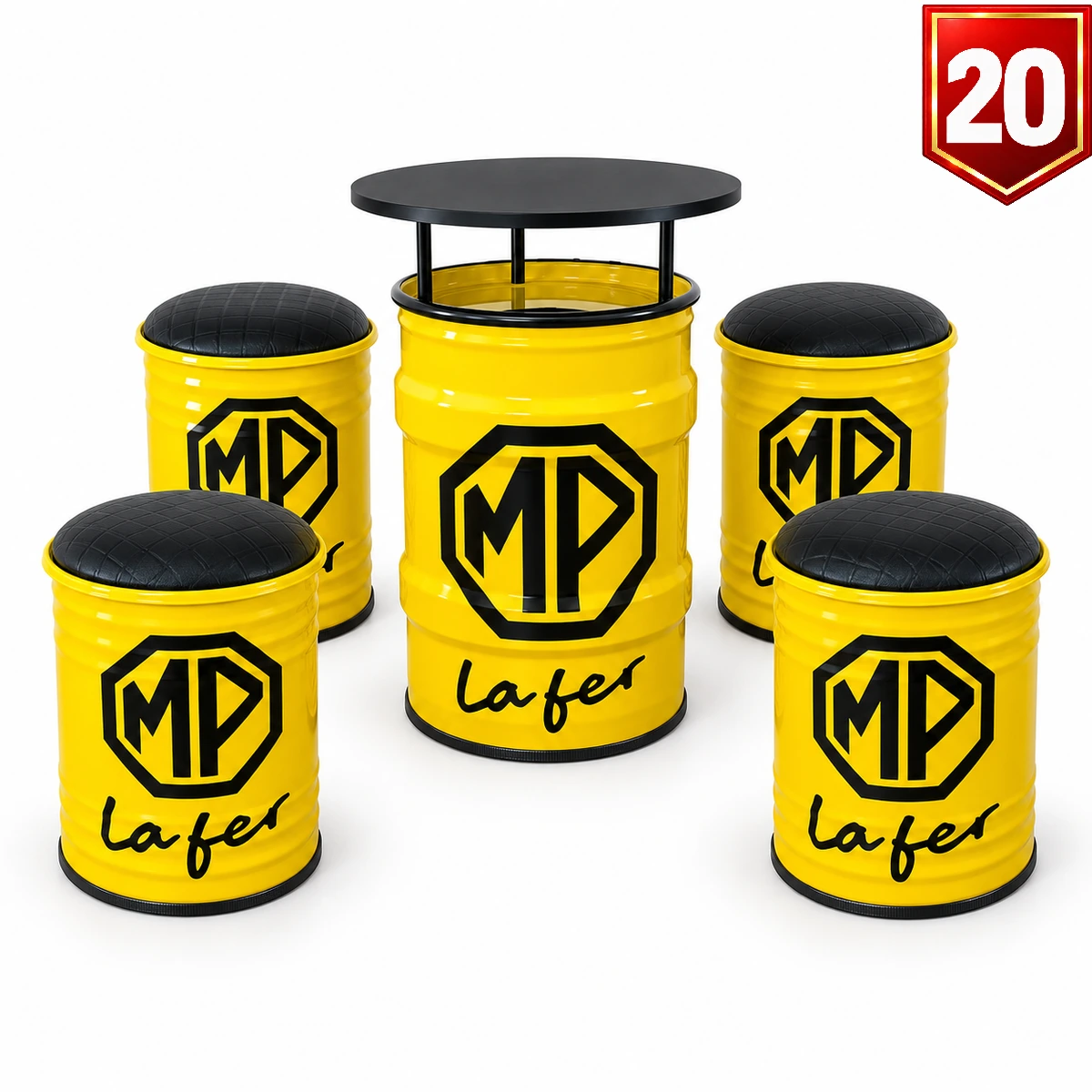 Conjunto MG Lafer Amarelo — Modelo 20