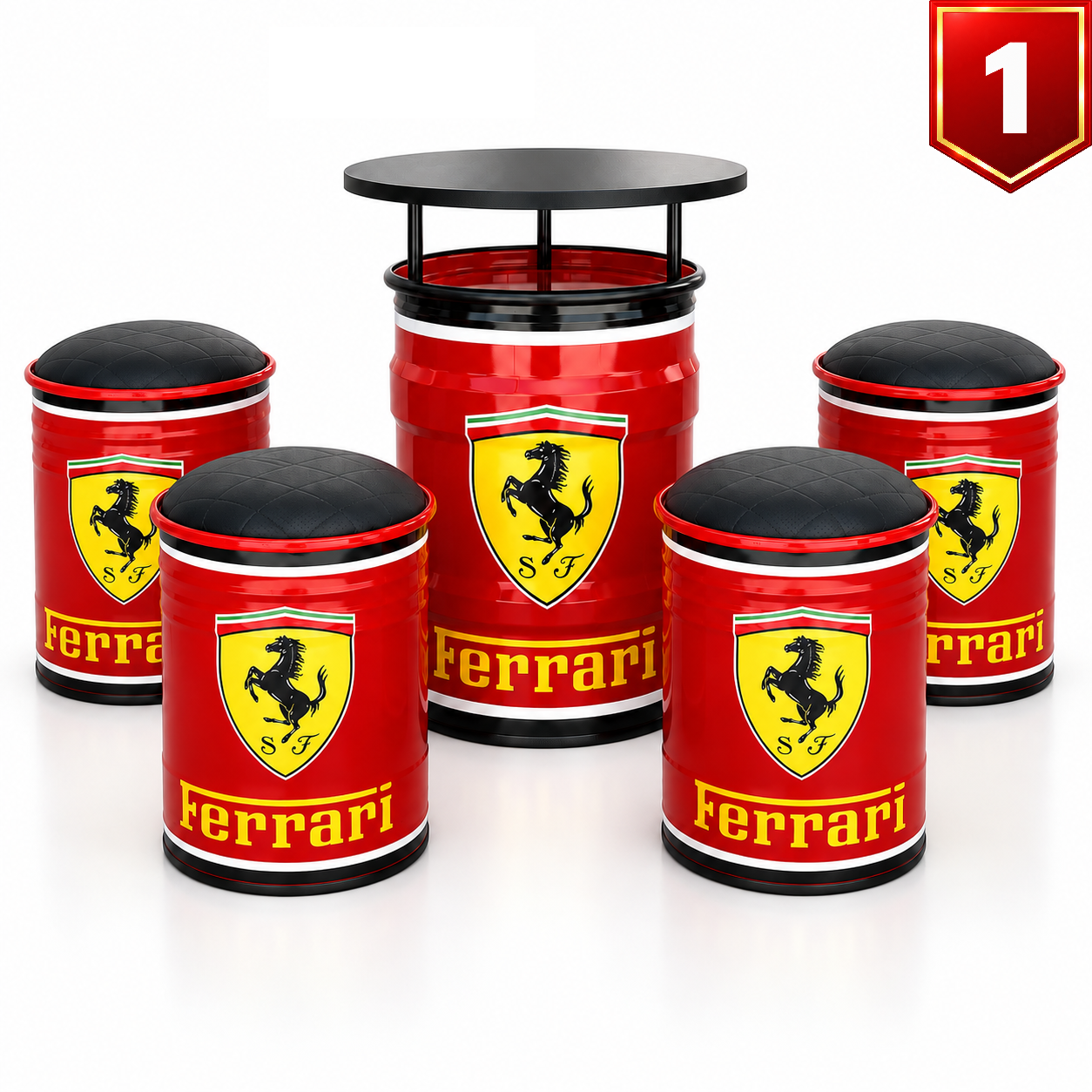 Conjunto Ferrari Vermelho — Modelo 01
