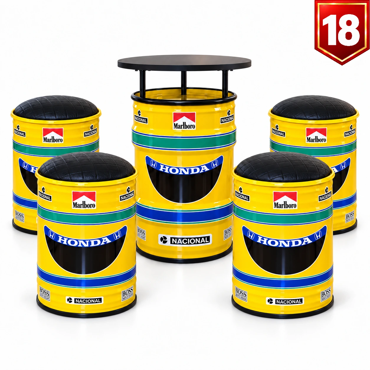 Conjunto Ayrton Senna — Modelo 18