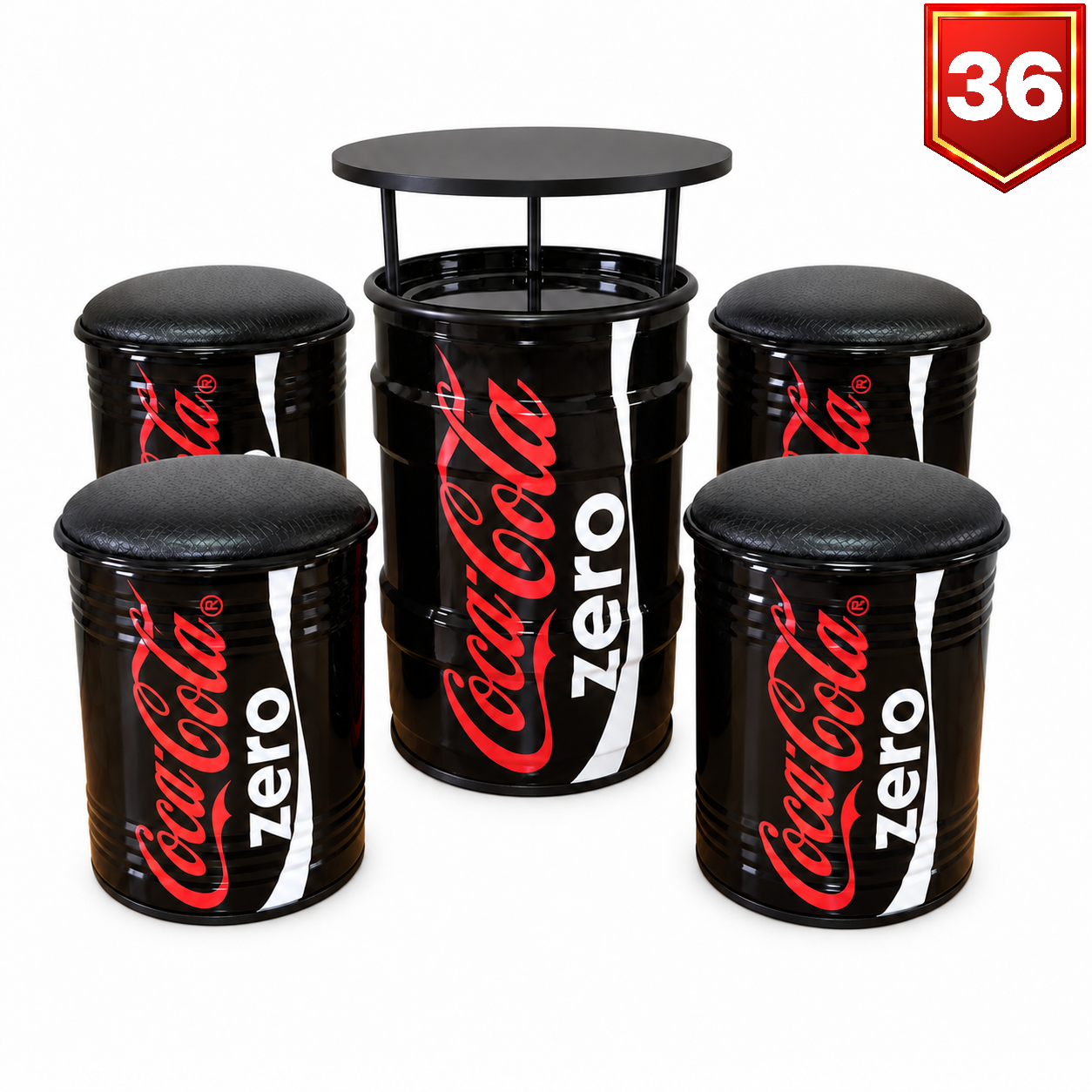 Conjunto Coca-Cola Zero — Modelo 36