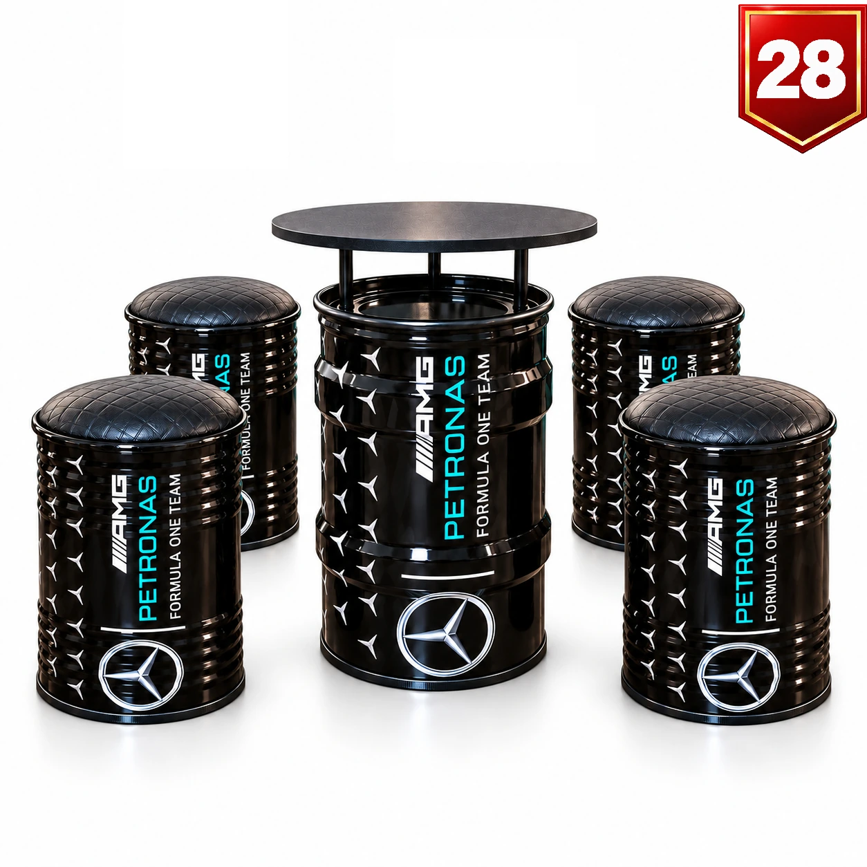 Conjunto Mercedes AMG Petronas — Modelo 28