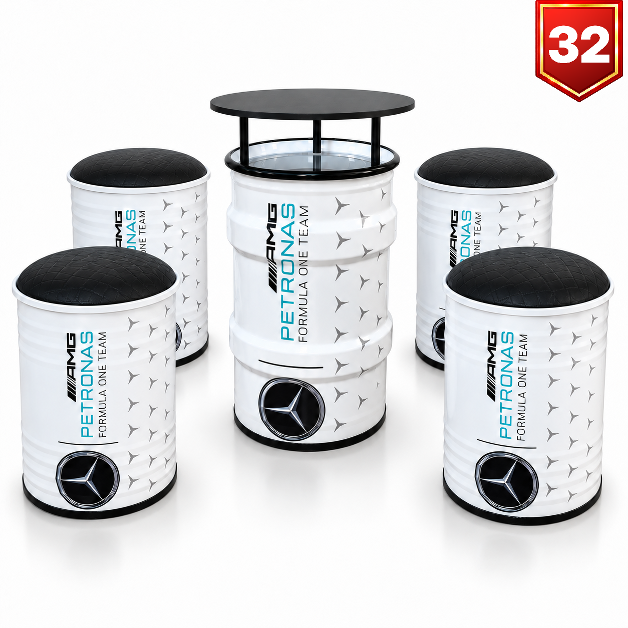 Conjunto Ford Mustang Preta — Modelo 32